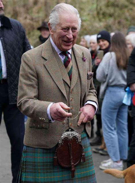 King Charles Smiles in Kilt During Scotland Outing Amid Prince Harry Book