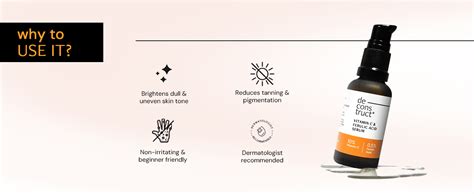 Deconstruct 10% Vitamin C Serum for Glowing Skin| Clinically Tested to ...