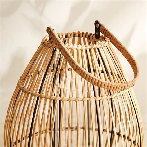 Buy Fawn Polyrattan Lantern from Home Centre at just INR 2299.0