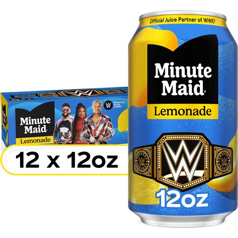 Minute Maid Lemonade Fruit Juice Drinks, 12 fl oz, 12 Cans - Walmart.com