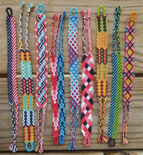 friendship bracelet patterns 8 colors