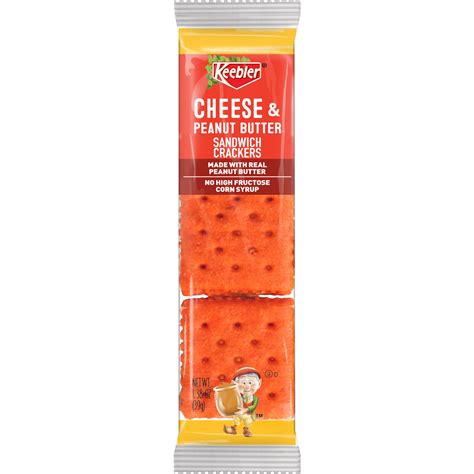 Keebler® Cheese & Peanut Butter sandwich crackers
