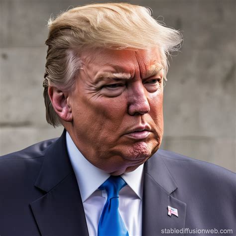 Donald Trump with Taper Fade Haircut | Stable Diffusion Online