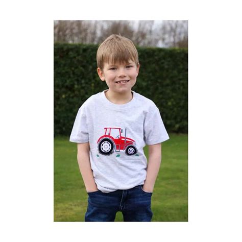 British Country Collection Big Red Tractor Childrens Fleece Jacket ...