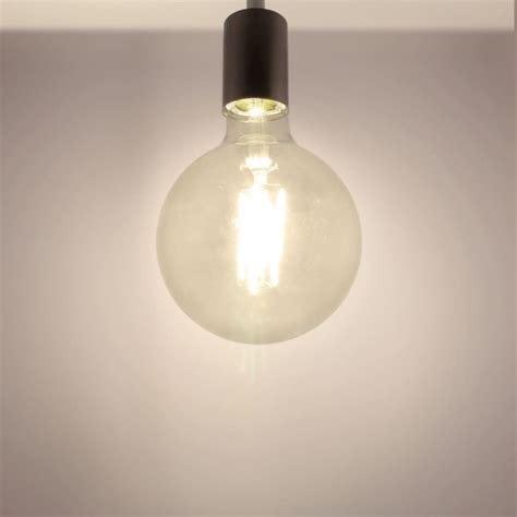 Bombilla G125 LED 8W 2700K decorativa de estilo vintage en tono caramelo
