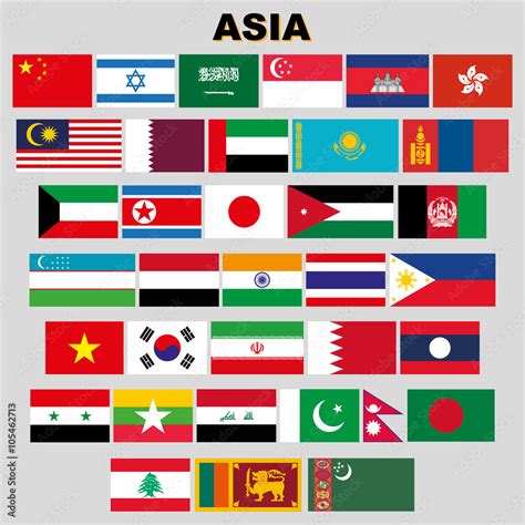 Asia Flags 的图像结果