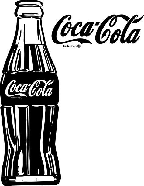 Coca Cola Clipart Black And White
