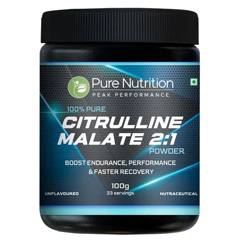 Pure Nutrition L Citrulline Dl Malate 2 1 Powder
