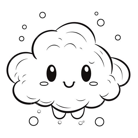 Cloudy Coloring Pages