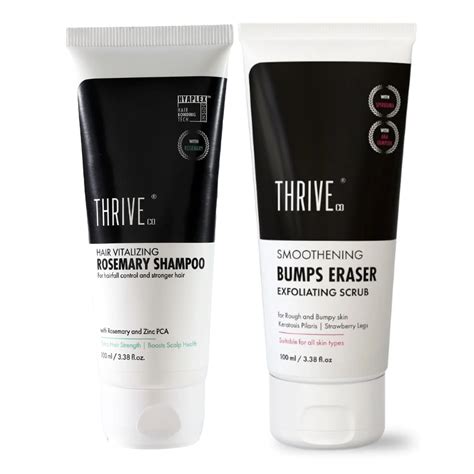 ThriveCo Rosemary Shampoo,100ml + ThriveCo Smoothening Bumps Eraser Ex