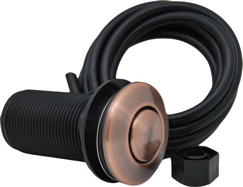 Buy Air Activated Switch Button with Air Hose, Sink Top Antique Brass ...