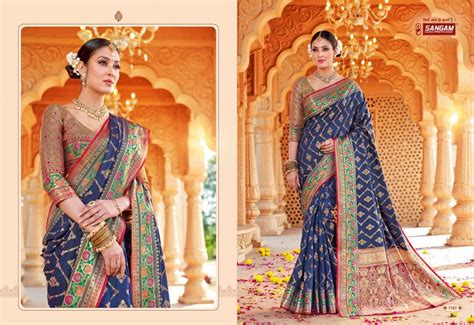 Sangam Taramani Catalog Traditional Wear Banarasi Silk Sarees