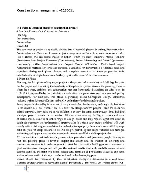 PU CPM Chapter 01: Project Management Objectives & Techniques - Studocu