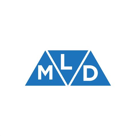 LMD abstract initial logo design on white background. LMD creative initials letter logo concept ...