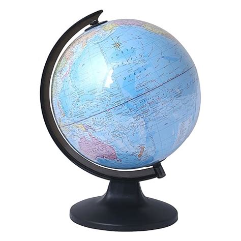 Political World Globe/Student/Educational Globe 8 inch, Unbreakable Arc ...