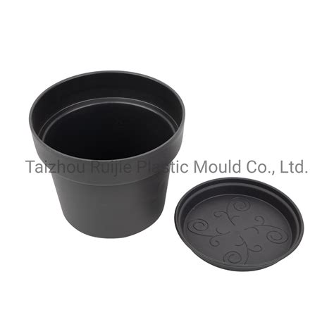 Custom Outdoor Garden Plastic Round Flower Pot Mould Plants Mold ...