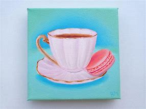 Image result for Bunny Tea Painting