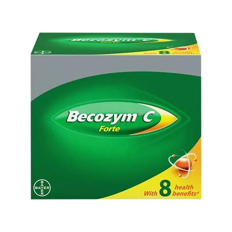 Buy Becozym C Forte with Biotin, Vitamin C & B Complex, 20 Tablets | 19 ...