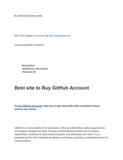 PPT - Buy GitHub Accounts - Old Account Form Egsmm PowerPoint ...