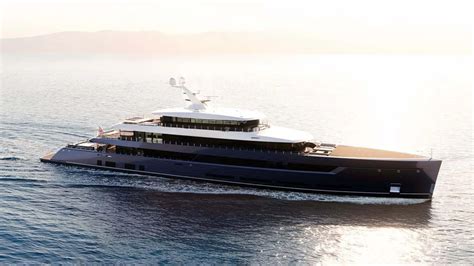 Feadship Project 825 yacht rendering profile — Yacht Charter ...