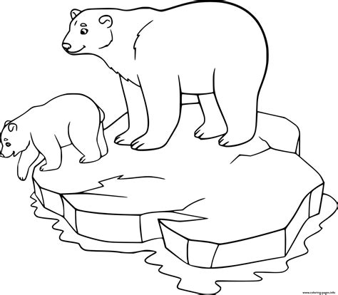 Printable Coloring Pages Polar Bear