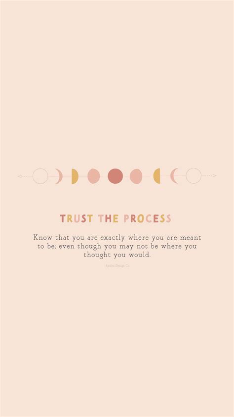 Download Aesthetic Quotes Trust The Process Wallpaper | Wallpapers.com