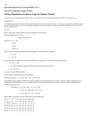 Image result for Operations Research Simplex Method