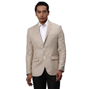 Buy Park Avenue Men's Slim Fit Structure Pattern Poly Viscose Blend ...