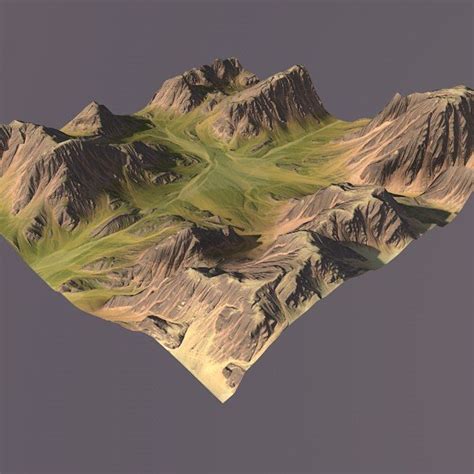 Terrain Map 的图像结果