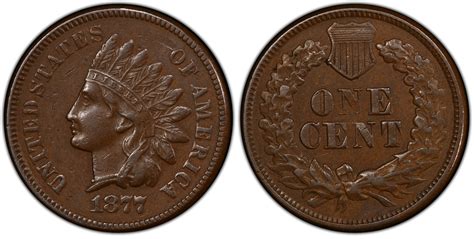 Images of Indian Cent 1877 1C, BN - PCGS CoinFacts