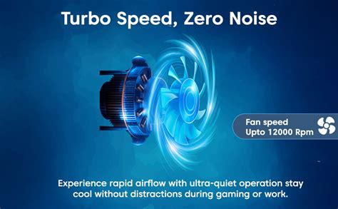 Sounce Snowstorm Dual Fan Laptop Cooling Pad with Ultra-Quiet Operation ...