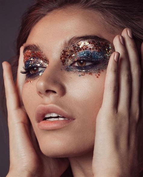 disco glitter makeup