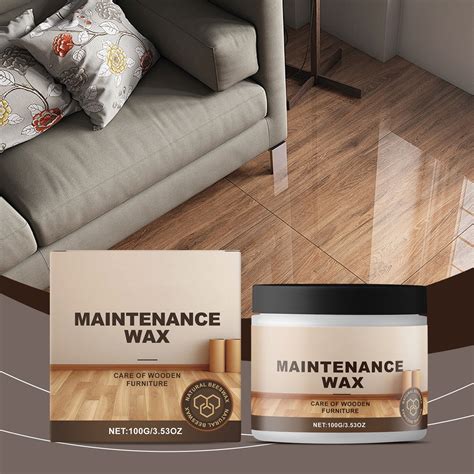 FHBVT Wood Floor Care Wax 100G Beeswax Polishing Wax Multi Purpose ...