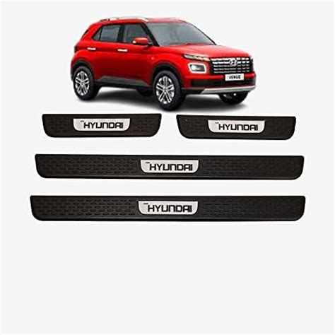 Rewaive Car Door Foot Step for Hyundai Venue, Sill Plate with Reflector ...