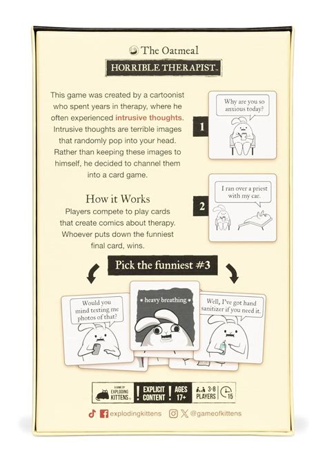 Horrible Therapist Is a New Card Game from the Creator of Exploding Kittens