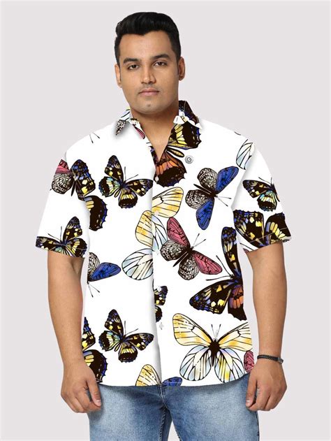 "Plus Size Half Sleeves Shirt For Men - Guniaa Fashion