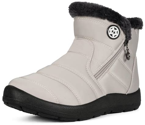 Amazon.com | Eagsouni Snow Boots Womens Winter Ankle Boots Ladies Warm ...