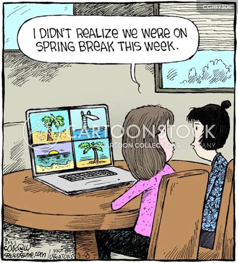 Image result for Spring Break Cartoon
