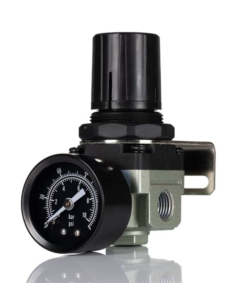RS PRO | RS PRO G 1/4 Pneumatic Regulator - 0.3bar to 10bar, 15bar max ...