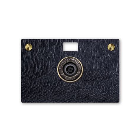 Midnight Blue Leather Textured Camera Set