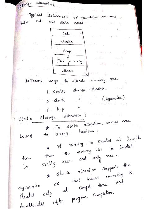 Storage allocation - Vvg - Computer Science SL - Studocu