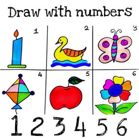 Draw Using Numbers 的图像结果