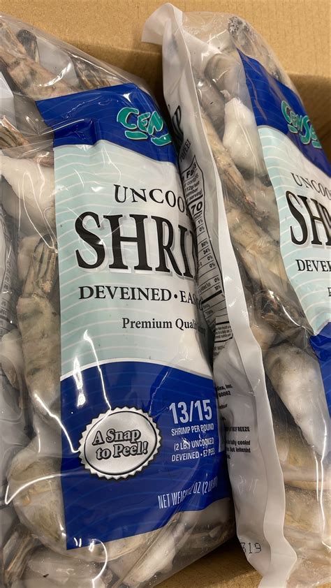 Shrimp (Black Tiger), 13-15, EZP, Frozen, IQF, Vietnam, NW, 20 lb, 10 ...