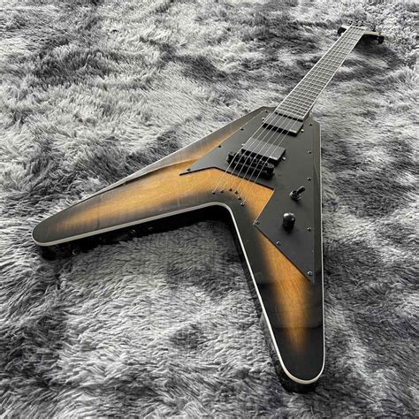 Custom Flying V Irregular Shaped Body Electric Guitar Accept OEM Order - China Flying V Guitar ...