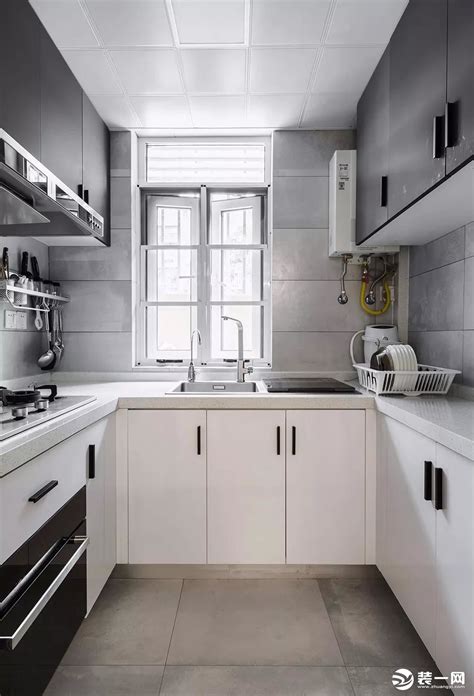 大户型厨房设计参考，不同风格的U型橱柜5款