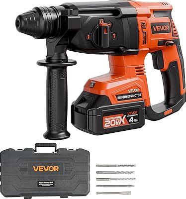VEVOR 1 SDS-Plus Rotary Hammer Drill, 20V Brushless India | Ubuy