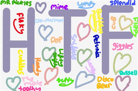 HTF Characters Speaking English 的图像结果