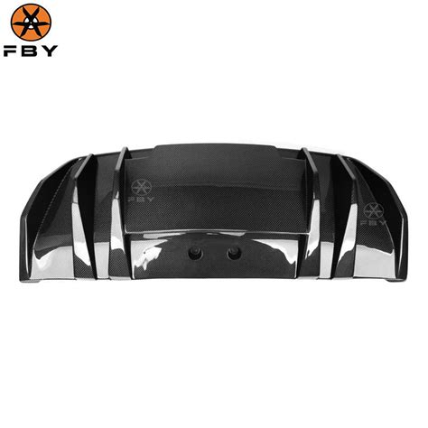 Hight Quality V Style Carbon Fiber Rear Bumper Diffuser Fro Audi R8 ...
