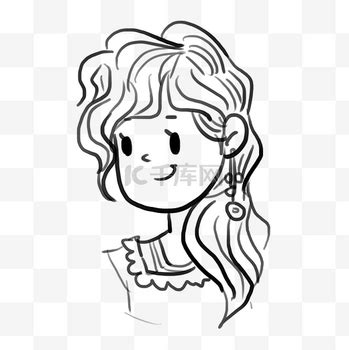 女士简笔画 的图像结果