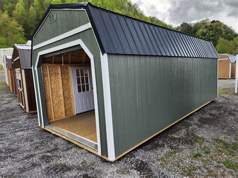 12 x 24 Single Lofted Garage Shed For Sale in Lebanon, VA 24266